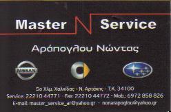MASTER SERVICE ΥΓΡΑΕΡΙΟΚΙΝΗΣΗ ΑΥΤΟΚΙΝΗΤΩΝ ΝΕΑ ΑΡΤΑΚΗΣ ΧΑΛΚΙΔΑ ΑΡΑΠΟΓΛΟΥ ΚΑΛΛΙΟΠΗ      